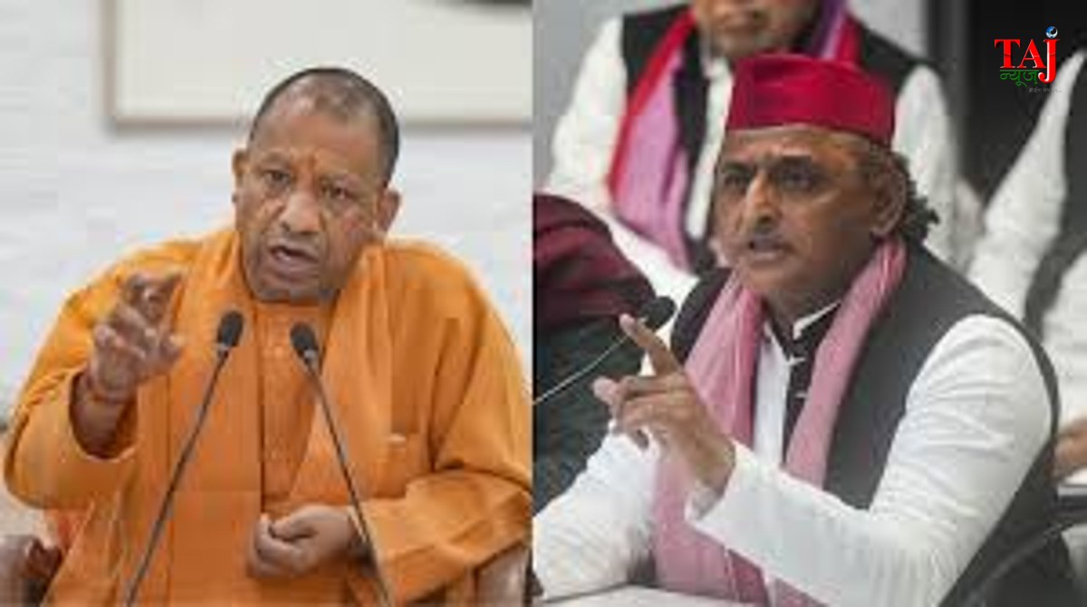 CM Yogi Adityanath and SP Chief Akhilesh Yadav faceoff over Namaz on roads during Amar Ujala Samvad 2026 in Lucknow