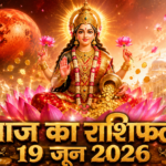 आज का राशिफल 19 जून 2026 माता लक्ष्मी की कृपा ताज न्यूज़ आगरा