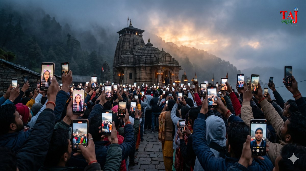Brij Khandelwal article on religious tourism commercialization social media reels impacting holy places pollution in Himalayas