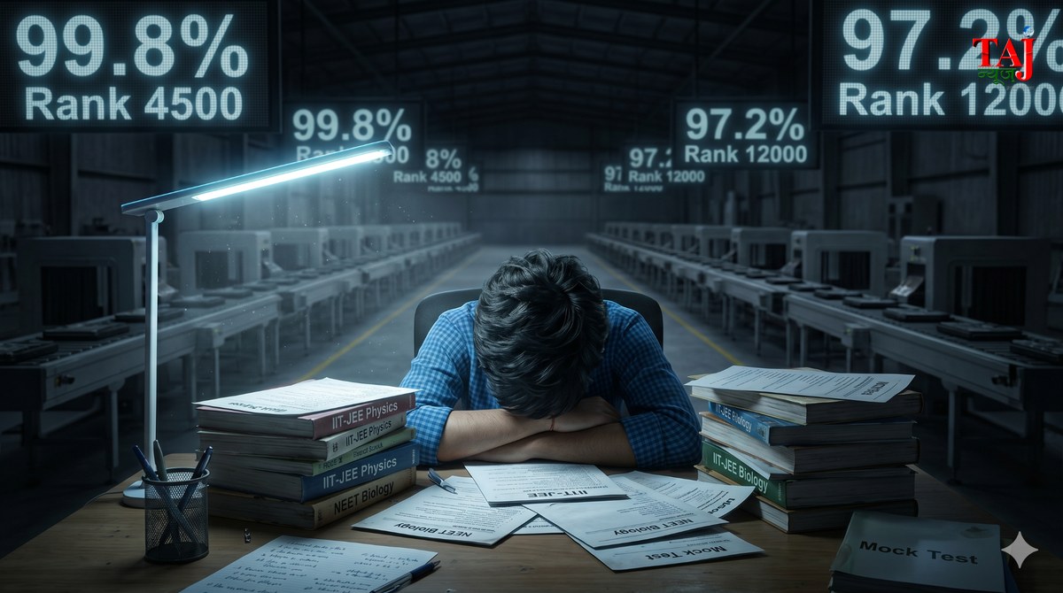 Brij Khandelwal article on Indian coaching industry monetization paper leak controversies and student mental depression