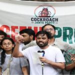 Badal Saroj article on Jantar Mantar youth protest NEET scam judicial cockroach remark and RSS Organizer reaction