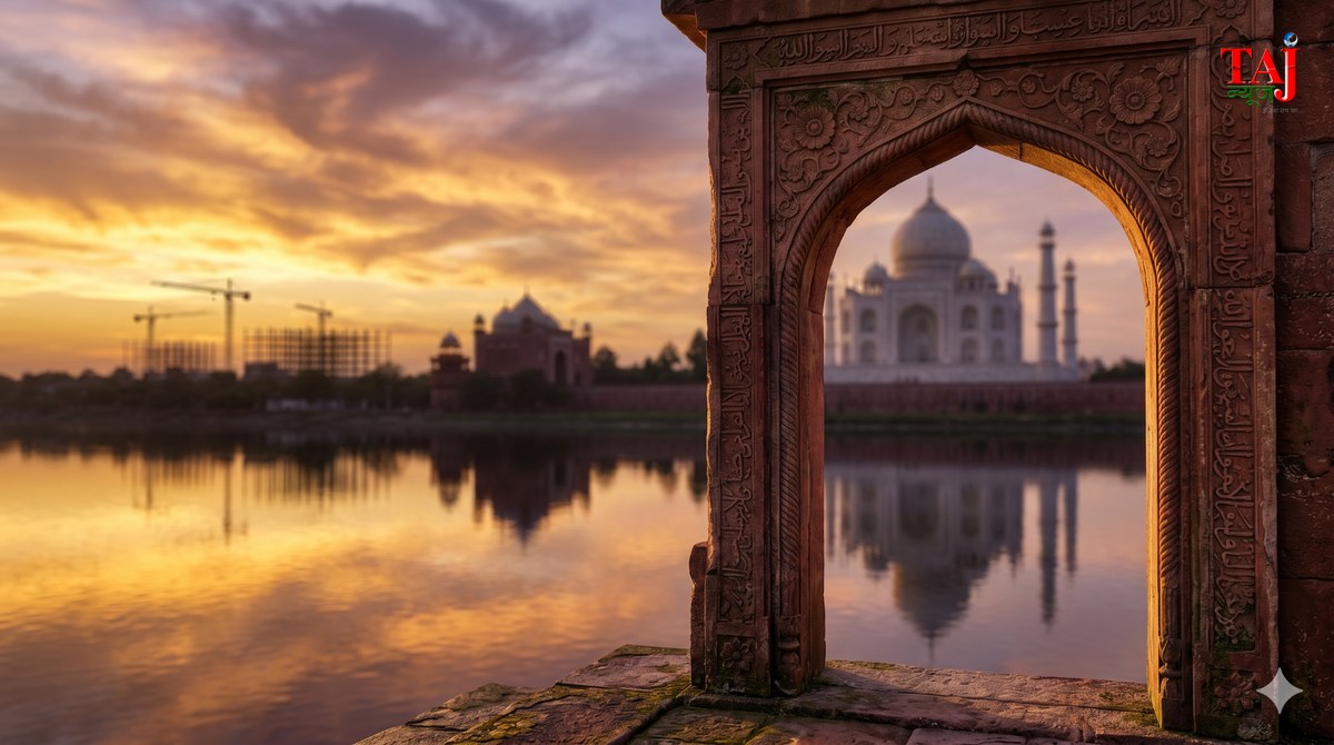Brij Khandelwal article on Agra UNESCO World Heritage City status Taj Mahal conservation Yamuna pollution and cultural identity