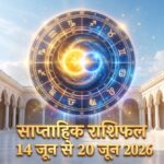 साप्ताहिक राशिफल 14 जून से 20 जून 2026: इस सप्ताह सूर्य और बुध का महा-गोचर पलटेगा इन 5 राशियों की किस्मत, पढ़ें सबसे विस्तृत भविष्यफल साप्ताहिक राशिफल 14 जून से 20 जून 2026 बुधादित्य योग शनि वक्री ताज न्यूज़ आगरा