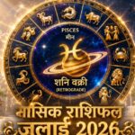 मासिक राशिफल जुलाई 2026 शनि वक्री नवग्रह गोचर ताज न्यूज़ आगरा