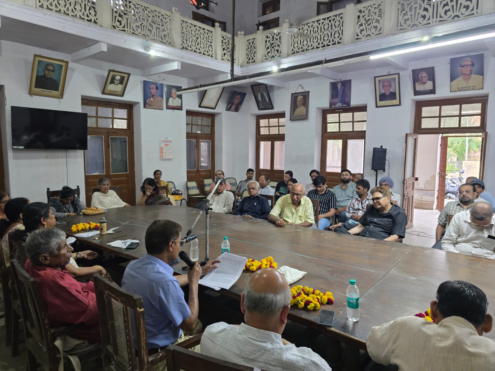 Audience and writers discussion session during Qissa Kahani event Agra
