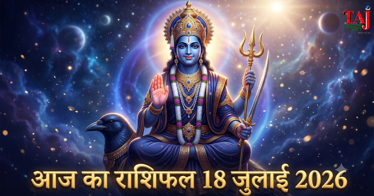 आज का राशिफल 18 जुलाई 2026 शनिदेव की कृपा पंचांग ताज न्यूज़ आगरा