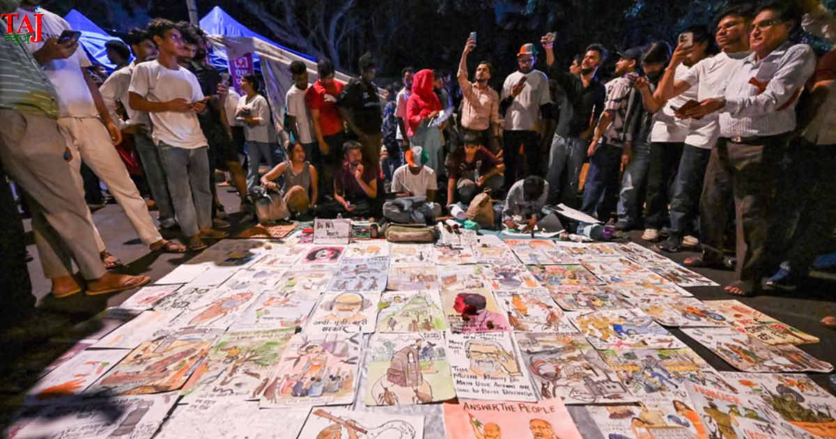Shruti Vyas opinion article on Gen Z digital protest algorithm shift and Dharmendra Pradhan resignation 2026