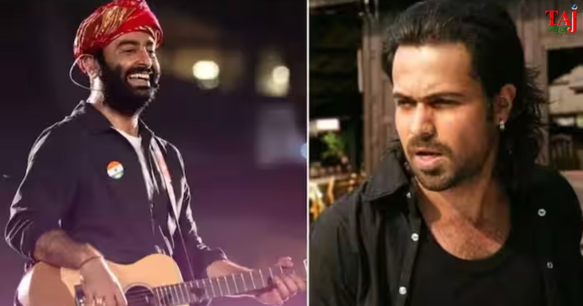 फिल्म आवारापन 2 में गाने की रिकॉर्डिंग के दौरान गायक अरिजीत सिंह और अभिनेता इमरान हाशमी