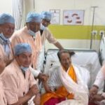 अस्पताल में सामाजिक कार्यकर्ता सोनम वांगचुक का अनशन तुड़वाते केंद्रीय मंत्री जेपी नड्डा एवं सीजेपी प्रदर्श