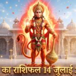 आज का राशिफल 14 जुलाई 2026: मंगलवार को हनुमान जी की असीम कृपा से इन 5 राशियों का होगा महा-भाग्योदय, पढ़ें विस्तृत भविष्यफल आज का राशिफल 14 जुलाई 2026 भगवान हनुमान की कृपा पंचांग ताज न्यूज़ आगरा