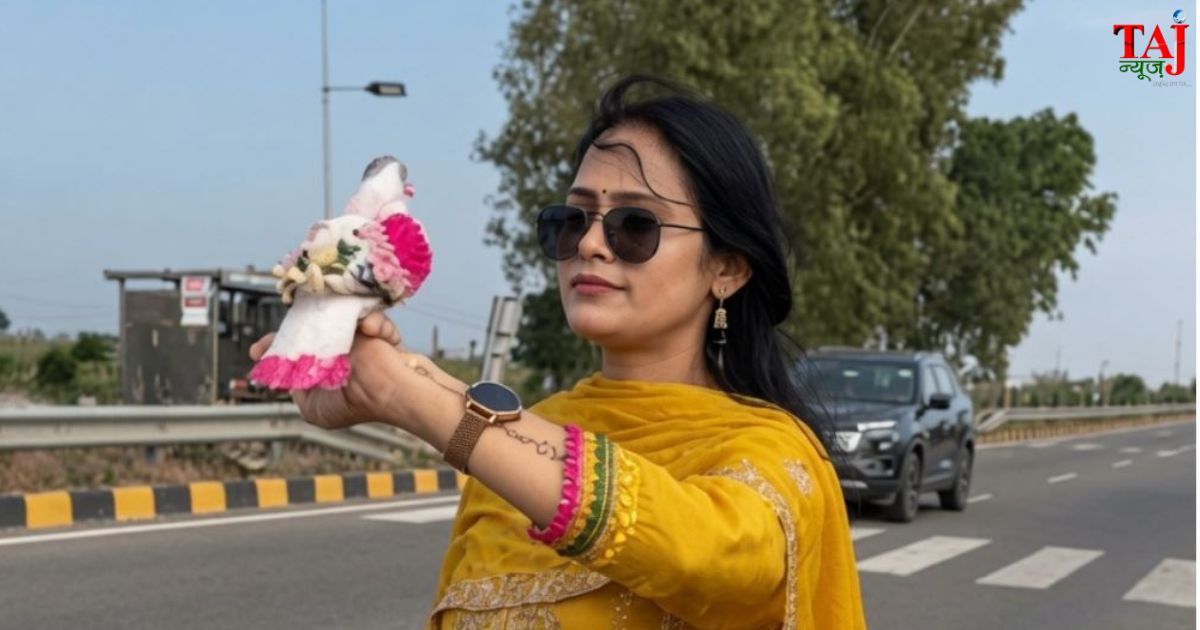 मेरठ में सोशल मीडिया इन्फ्लुएंसेर निशा चौहान हत्याकांड की जांच करती पुलिस और फॉरेंसिक टीम