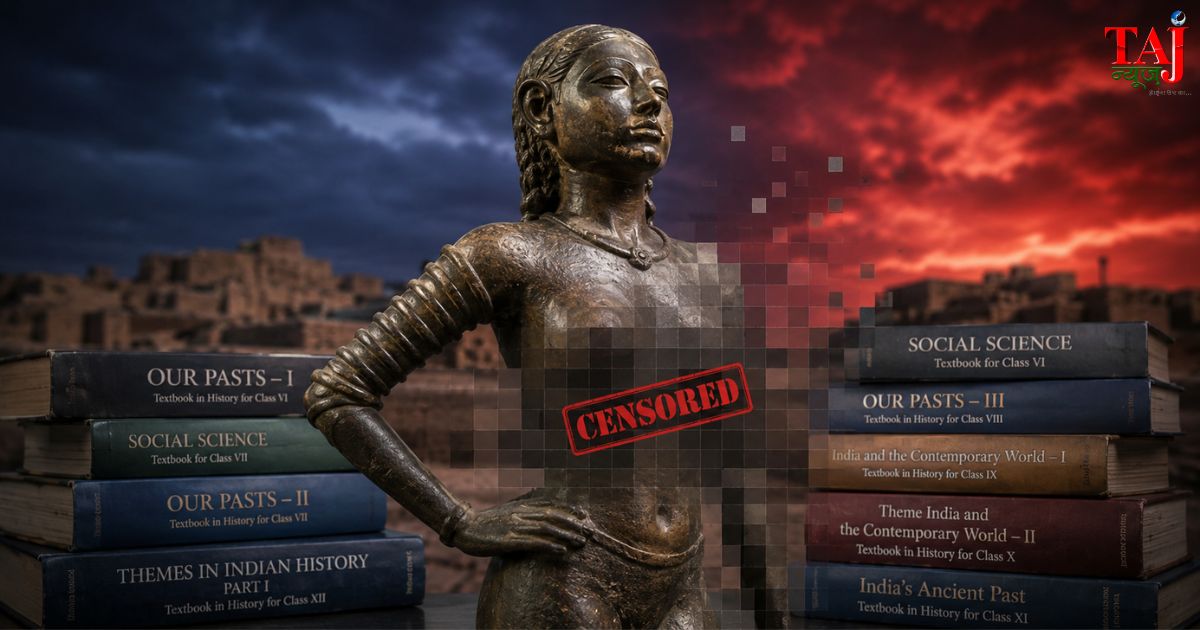 Brij Khandelwal opinion article on NCERT textbook controversy dancing girl mohanjodaro censorship 2026