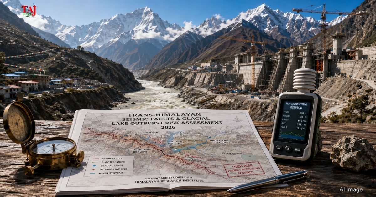 Brij Khandelwal environmental analysis on Nepal Tibet border glacier flood China mega dam projects and Himalayan ecological threat 2026