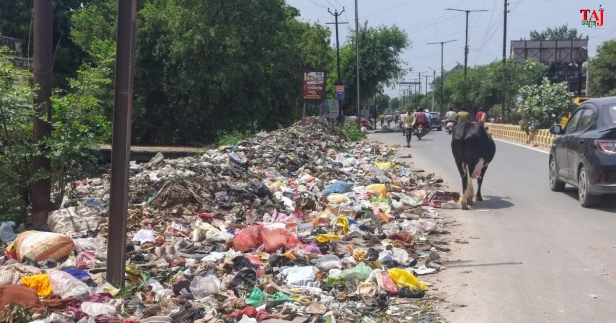 आगरा नगर निगम में 1143 सफाईकर्मियों की कागजों पर तैनाती, कूड़ा निस्तारण संकट और जांच समिति की लटकी रिपोर्ट।