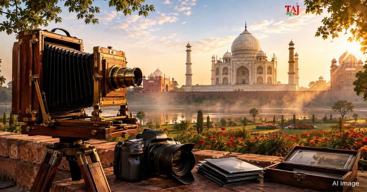 World Photography Day Taj Mahal historical photography Raja Deen Dayal Priya Lal and Sons Brij Khandelwal 2026