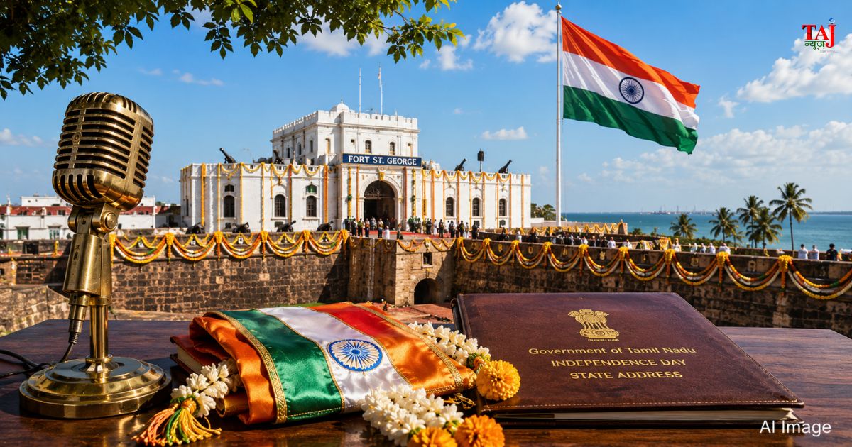 Brij Khandelwal article on Independence Day 2026 South India Vijay speech Tamil Nadu DK Shivakumar Karnataka VD Satheesan Kerala