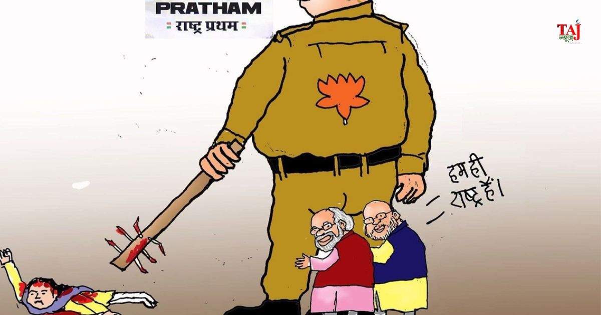 Rajendra Sharma political satire opinion article Hayee Modi Tab Tum Na Hue partition horrors Yogi speech 2026