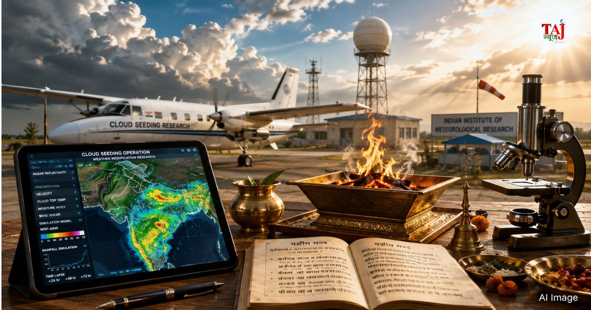 Brij Khandelwal analytical article on scientific temper cloud seeding versus religious yajna rituals in India 2026