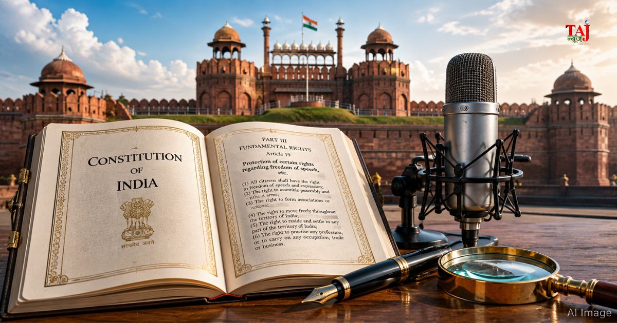 Rajendra Sharma political opinion article on Narendra Modi Red Fort speech 2026 Dimagi Naxalite debate and democratic rights