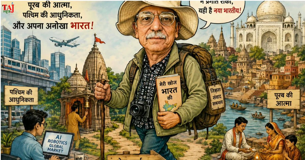 Brij Khandelwal analytical article on the great synthesis of eastern traditions and western modernity in modern India 2026