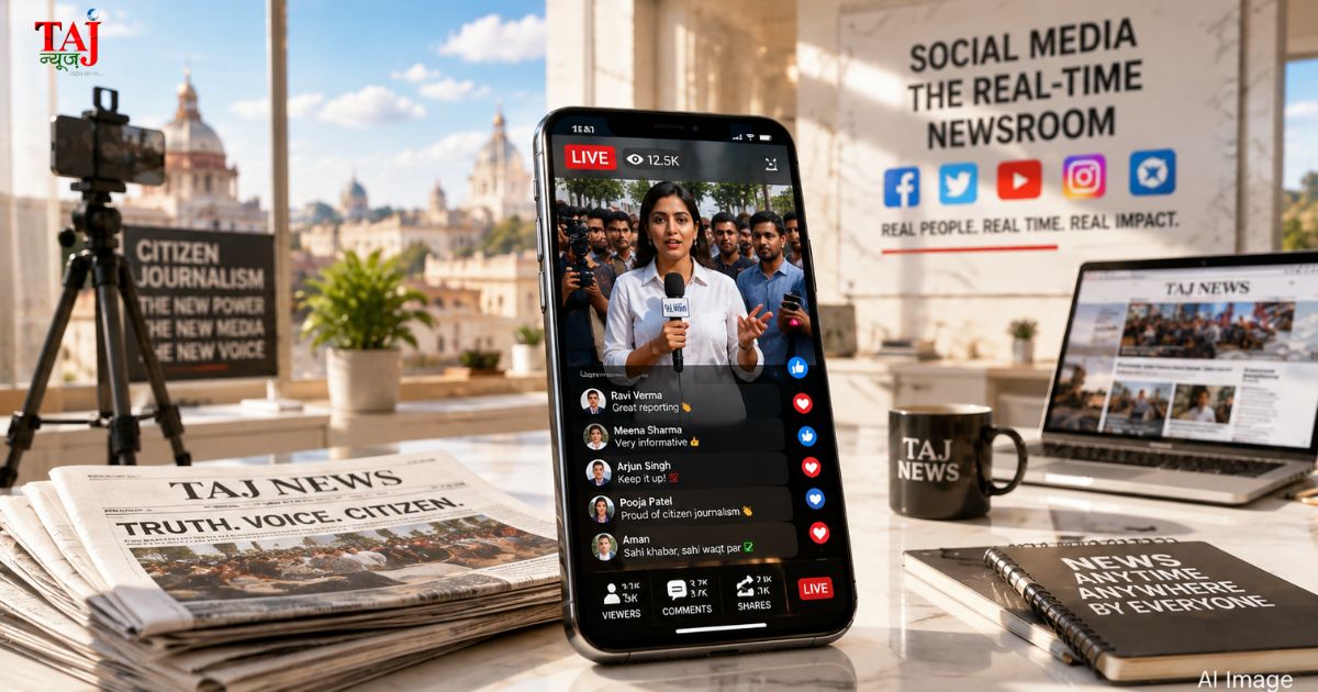 Brij Khandelwal opinion article on Godi Media credibility loss and Social Media becoming new public square India 2026