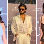 ‘हुंकार: द रोर’ की स्क्रीनिंग में सितारों का जलवा, रणवीर सिंह के ऑल-व्हाइट लुक ने खींचा ध्यान हुंकार द रोर की मुंबई स्पेशल स्क्रीनिंग में रणवीर सिंह अनीत पड्डा और फातिमा सना शेख