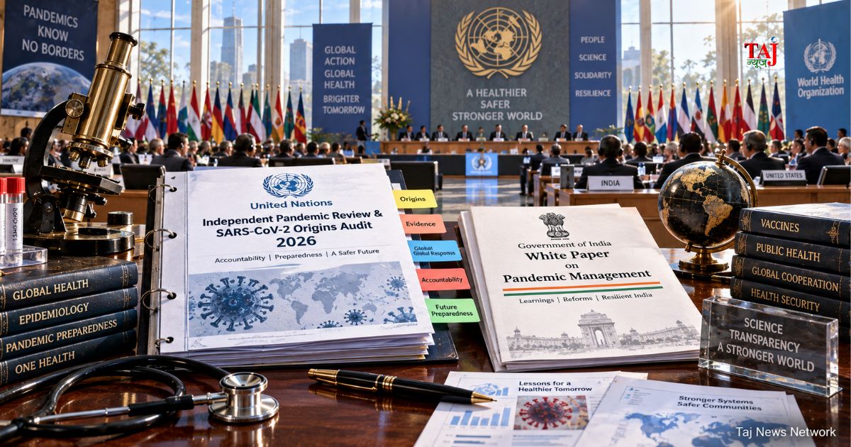 Brij Khandelwal analytical article demanding United Nations probe and India government white paper on COVID-19 origins and pandemic impact 2026