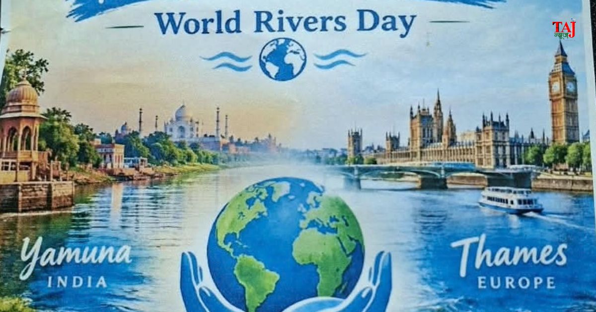 European travelogue reflection on Yamuna river by Brij Khandelwal comparing Thames Seine and Arno with Agra Yamuna conservation 2026