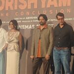 दृश्यम की आखिरी बाजी में विजय सालगांवकर के सामने नई चुनौती, जयदीप अहलावत की एंट्री ने बढ़ाया सस्पेंस अजय देवगन की फिल्म ‘दृश्यम: द कन्क्लूजन’ के ट्रेलर लॉन्च पर गोवा में मौजूद स्टारकास्ट तब्बू, श्रिया सरन और जयदीप अहलावत।