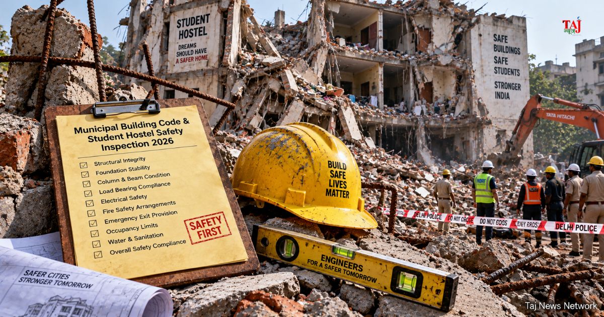 Brij Khandelwal analytical article on Delhi Satya Niketan student hostel collapse structural failure urban corruption and traditional architectural wisdom 2026