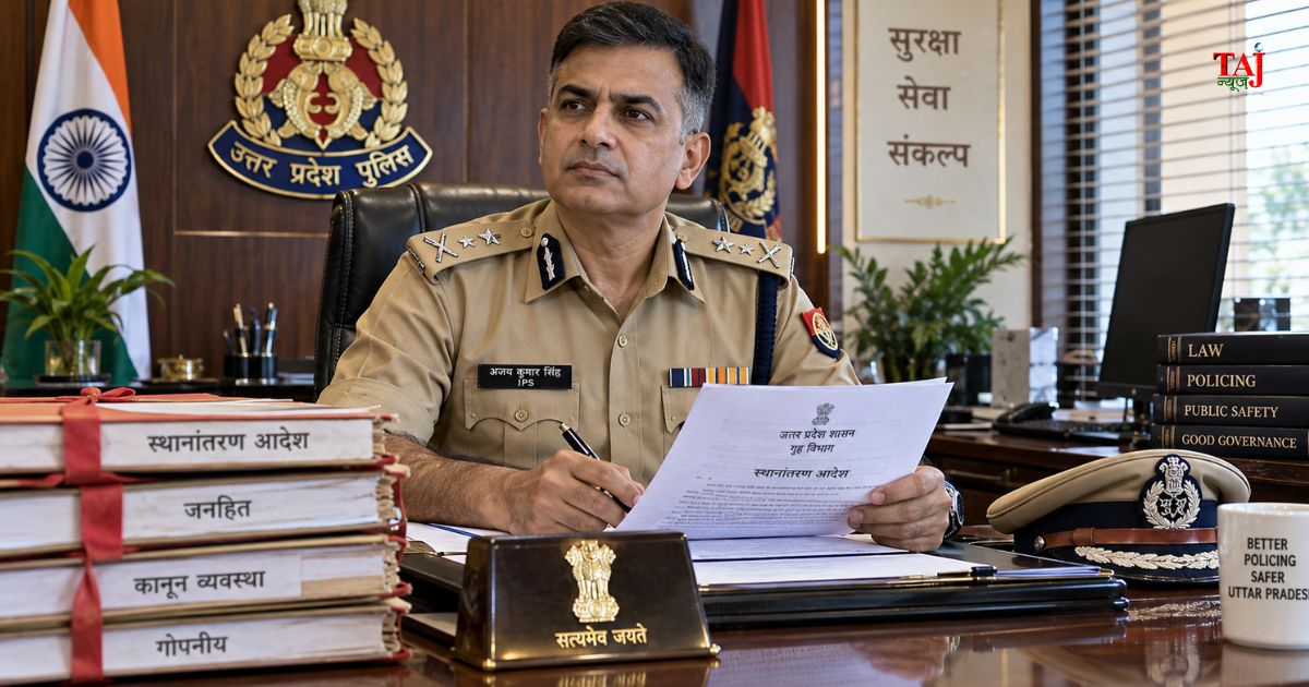 उत्तर प्रदेश पुलिस में 35 अधिकारियों के तबादले और आगरा कमिश्नरेट में नए डीसीपी की तैनाती की आधिकारिक सूची।