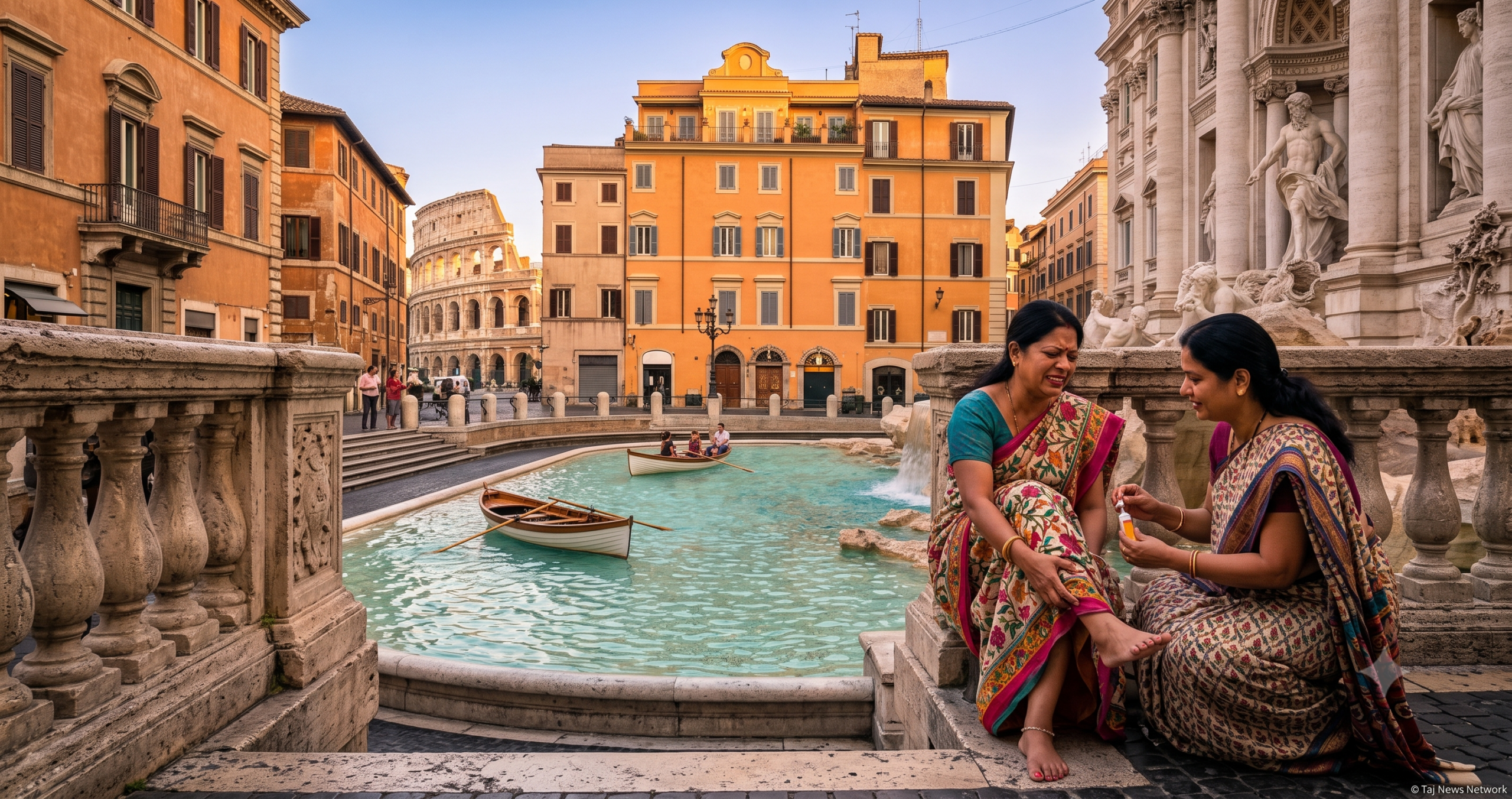 Rome Italy travelogue by Brij Khandelwal Colosseum Vatican city and emotional farewell of Global Family Indian travellers 2026