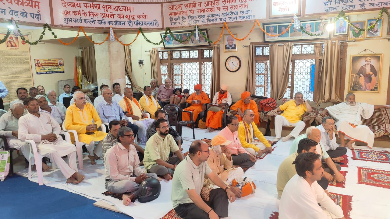 आर्य समाज नाई की मंडी में श्रीकृष्ण जन्मोत्सव कार्यक्रम