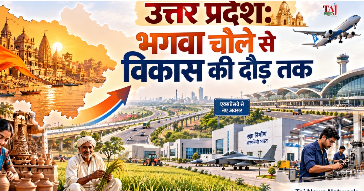 उत्तर प्रदेश भगवा चोले से विकास की दौड़ तक — बृज खंडेलवाल का विश्लेषण
