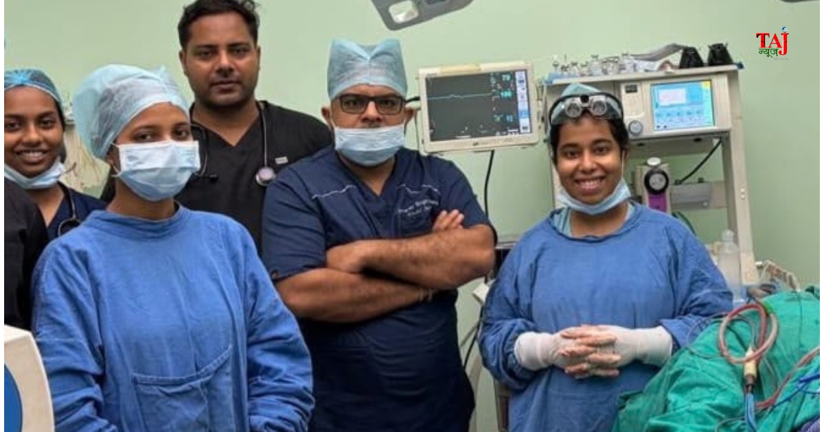 एसएन मेडिकल कॉलेज आगरा के प्लास्टिक सर्जरी विभाग में ब्रैकियल प्लेक्सस नर्व ट्रांसफर सर्जरी