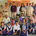 गांधी जयंती पर आगरा के कुष्ठ सेवा सदन में लेप्रोसी पेशेंट वेलफेयर सोसाइटी की काव्य गोष्ठी