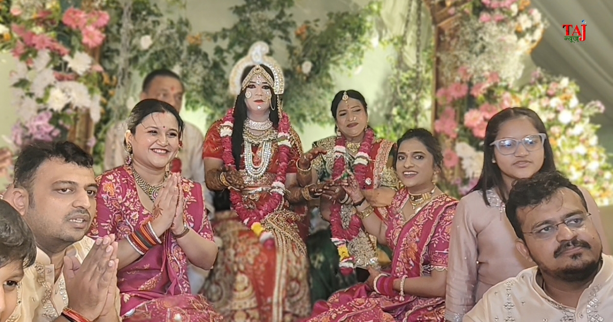जनकपुरी महोत्सव 2026 में माता जानकी की मेहंदी संगीत समारोह में बग्गी पर पहुंचीं जानकी और मंगल गीतों पर झूमती सखियां